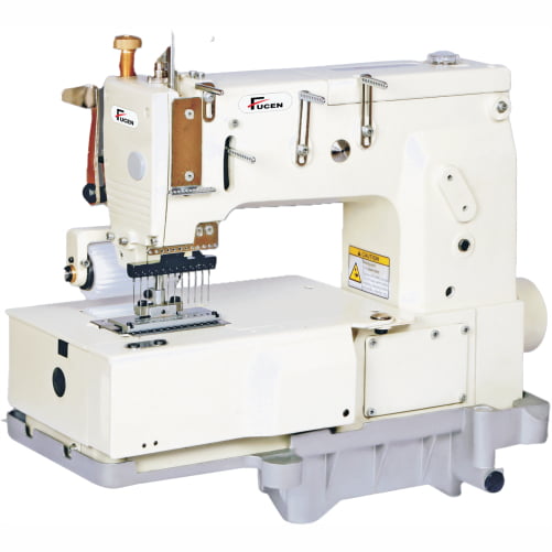 17 Needle Flatbed Single Chain Stitch Machine With Rear Puller FC-1017-P