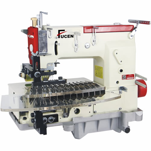 12 Needle Flatbed Double Chain Stitch Machine For Smocking