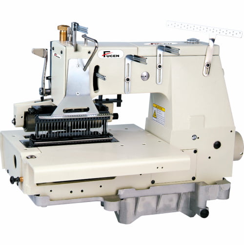25 Needle Flatbed Double Chain Stitch Machine For Shirring.