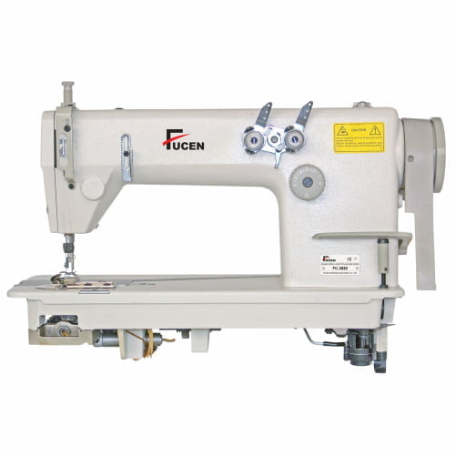 High Speed Double Needle Flatbed Chan stitch Sewing Machine