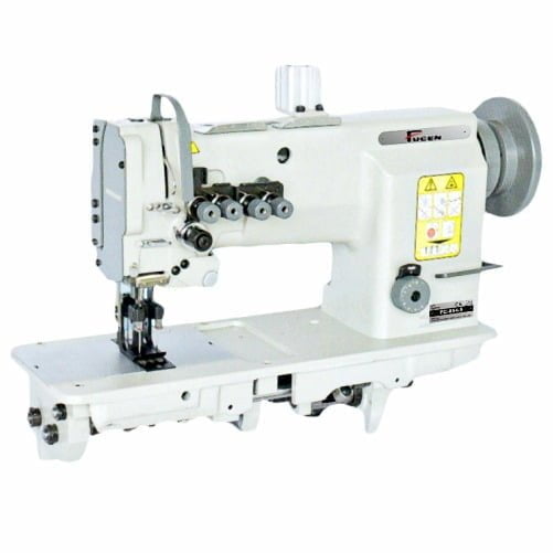 Four Needle Lockstitch Machine With Puller Feed.