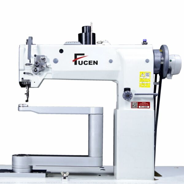 title FC-360D: Single Needle Unison Feed, 360 degrees of Horizontal rotation of curved High Left Side Post Bed sewing Machine.