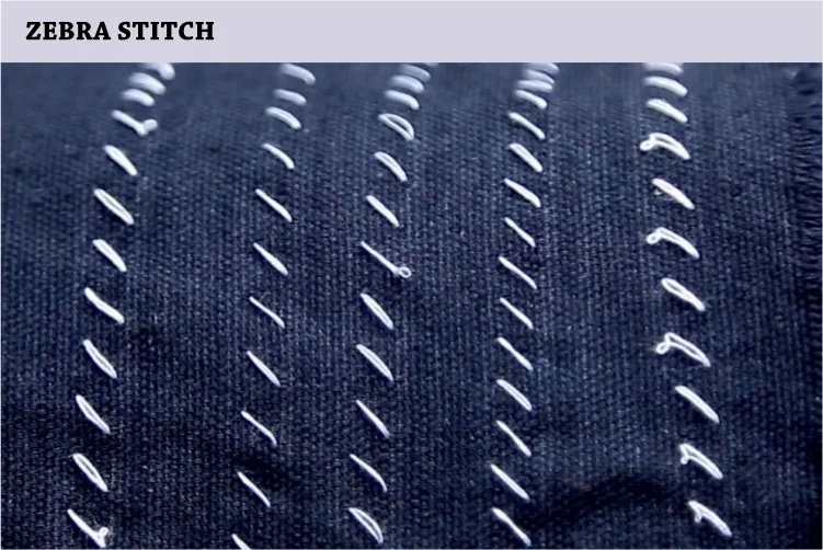 FC-8800-Z Triangular Skip Stitch. (Zebra Stitch