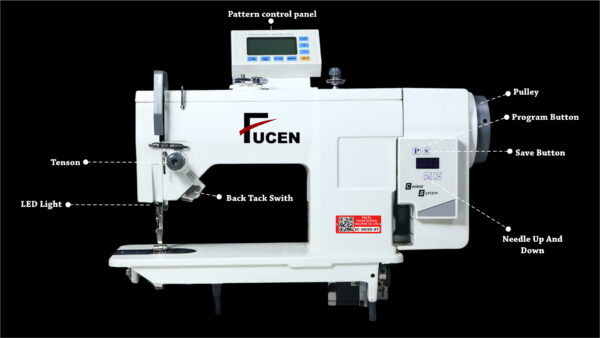 title FC-20UZD-BY:Multi functional zigzag machine with 248 pre-programmed design.