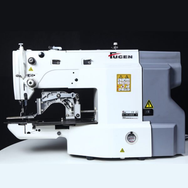 title FC-430-E: High Speed Direct Drive, Computer Controlled Lockstitch Elastic Joining Bar Tacking Sewing Machine.