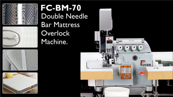 title FC-BM-70: Double Needle Bar Mattress Overlock Machine