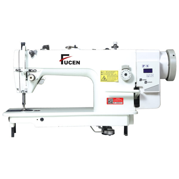 title FC-0202CX-D: Direct Drive Single Needle Flat Bed Bottom Feed Heavy Duty Lockstitch Sewing Machine (Large Hook)