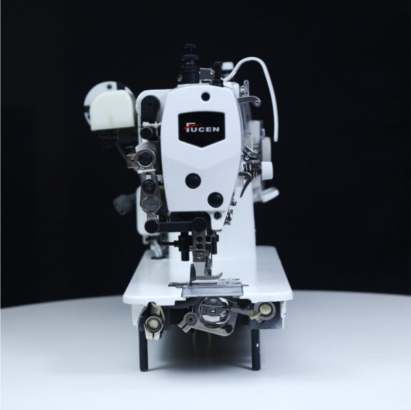 title FC-0352-D4: Computerized Single Needle, Top And Bottom Feed Edge Cutter Walking Foot Lockstitch Sewing Machine With Automatic Thread Trimmer, Needle Positing Auto Reverse, Auto Lifter & Operational Panel.