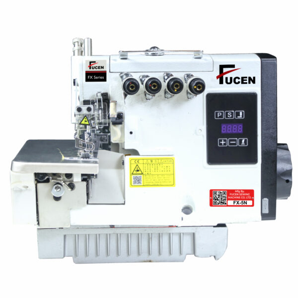 title FX-5N: Super high speed Direct Drive, 5 Thread Overlock Machine With Inbuilt Control Panel.