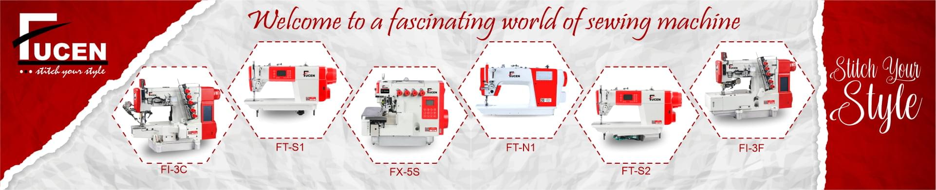 High speed industrial sewing machine
